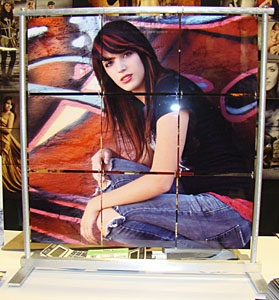 Custom Metal Mural Stand