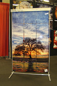 Custom Metal Mural Stand